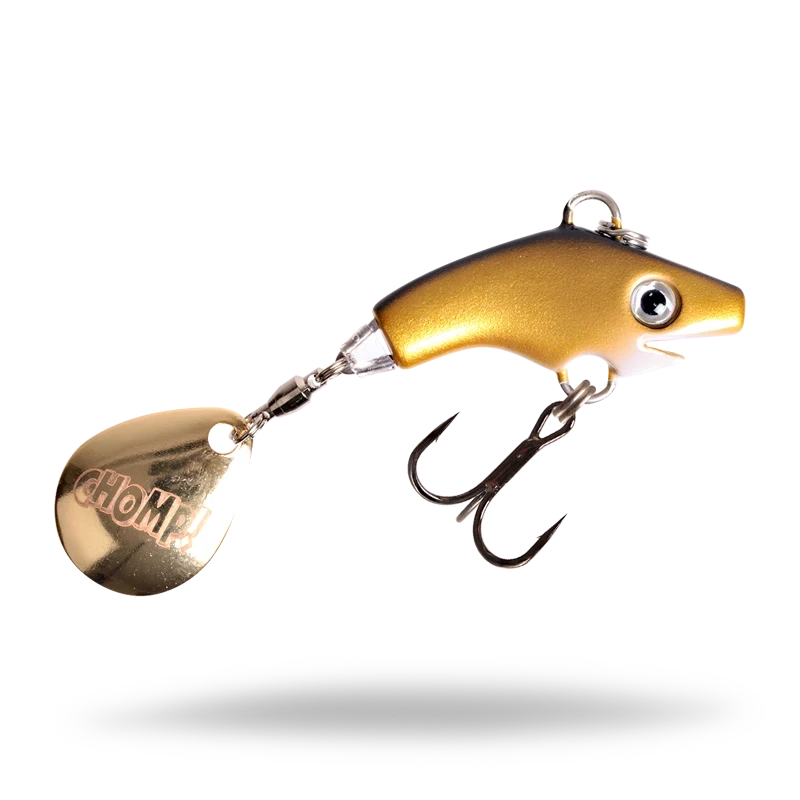 The Pig Jig Spin, 21g - Golden Shiner - Gold