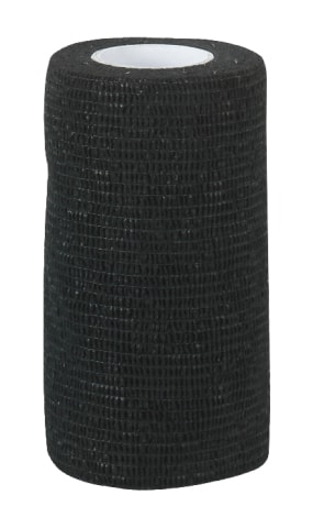 Självhäftande bandage 10cmx4,5m, Svart -