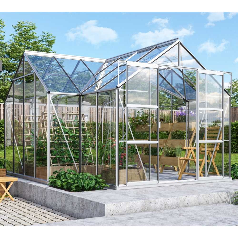 Vitavia Sirius 13000 Växthus alu 13 m2 3 mm härdat glas