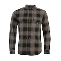 Arrak Outdoor Flannel shirt M Brown/black