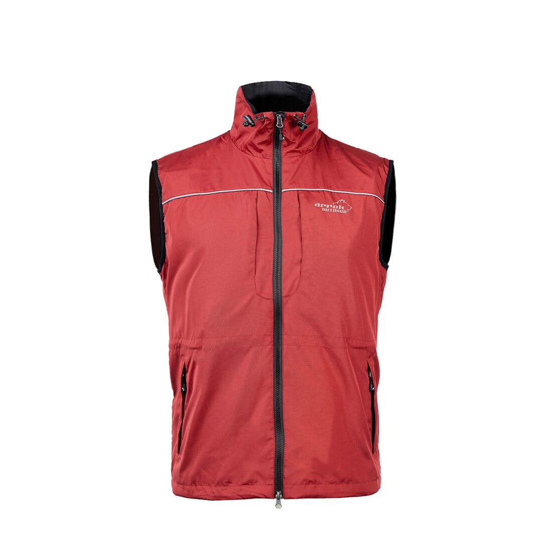Arrak Outdoor Jumper Vest Dame Mørkerød 4XL