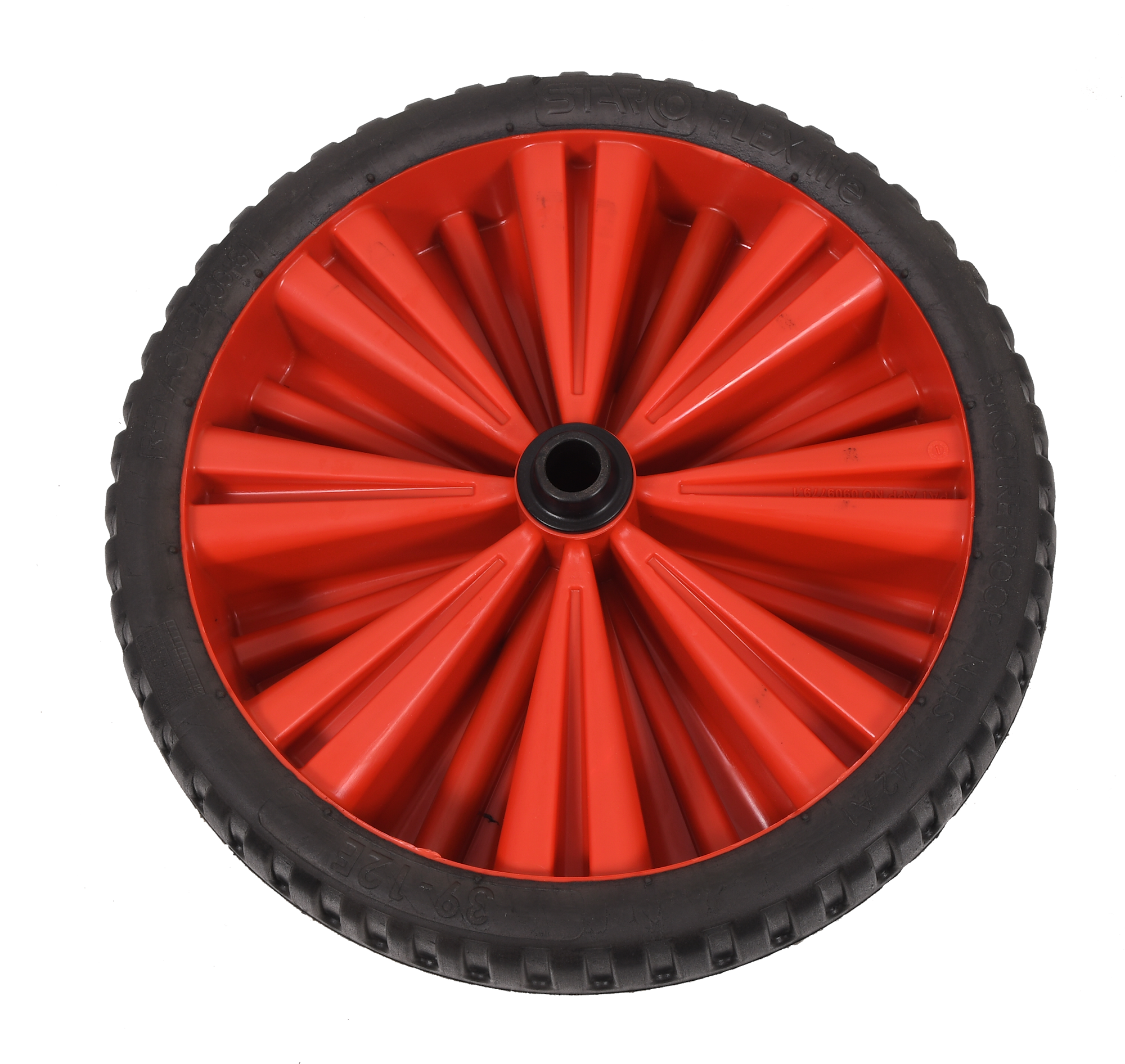 Skottkärrehjul 16'' flexligt punkteringsfritt