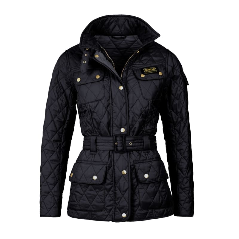 Barbour International Steppjacke Damen Schwarz