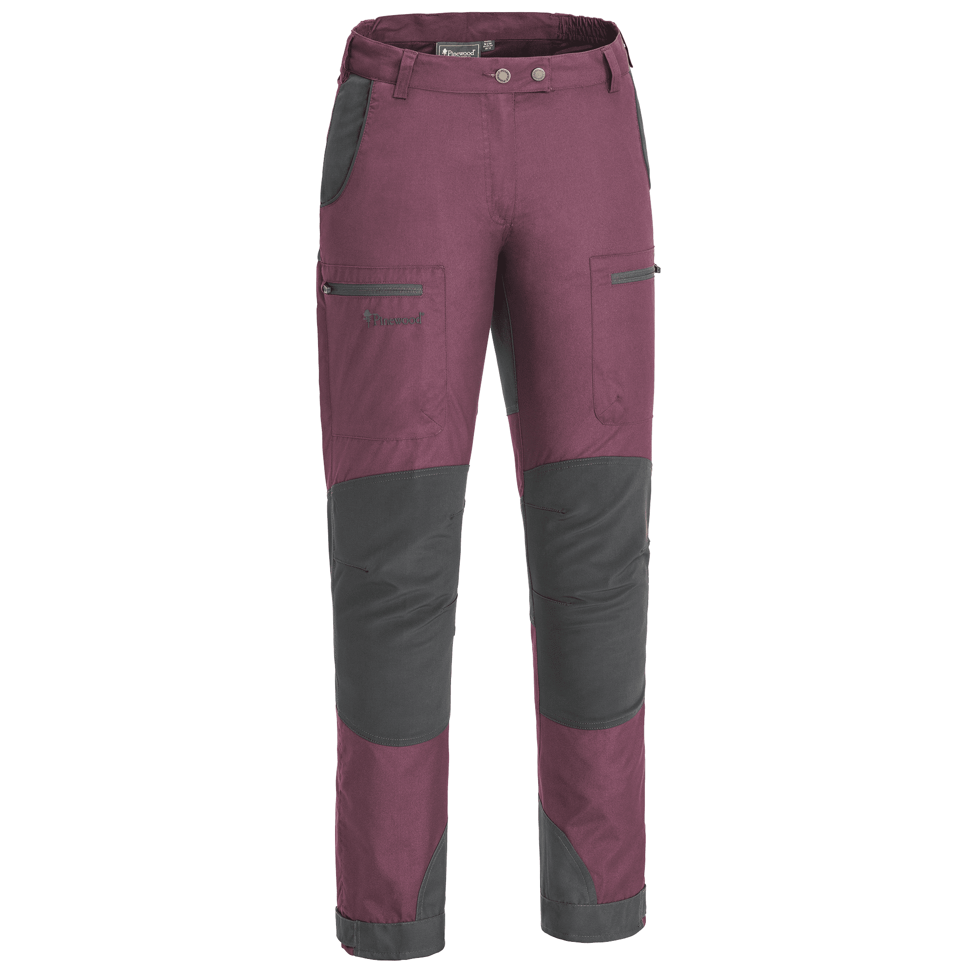 Pinewood Caribou Tc Byxor Dam Plum/Dark Anthracite