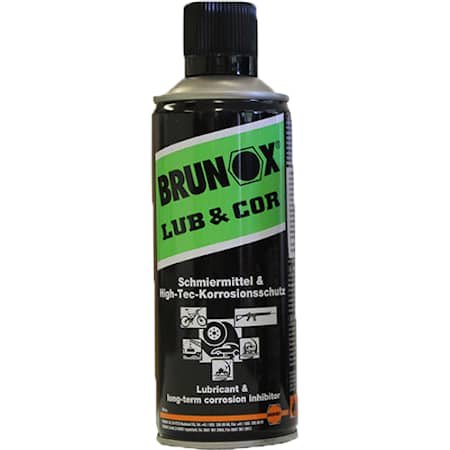 Brunox Lub &amp; Cor våpenolje Spray 400 ml