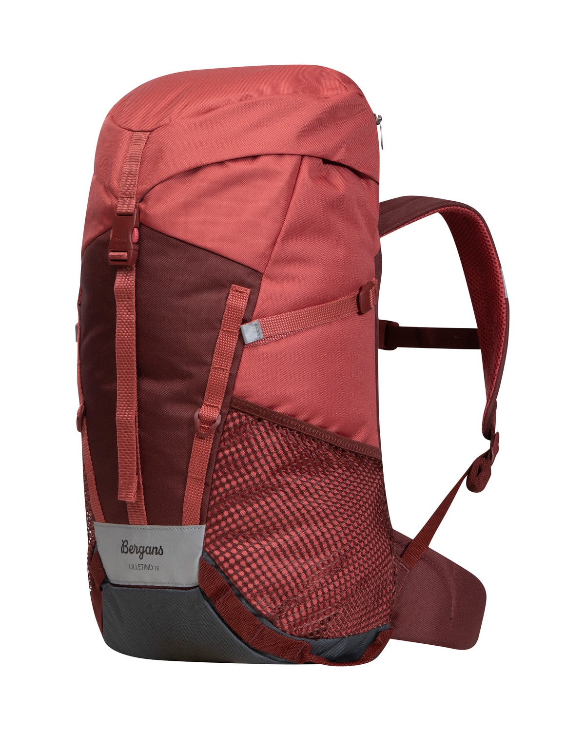 Bergans Lilletind 18L Ryggsäck Barn Rusty Dust/Amarone Red