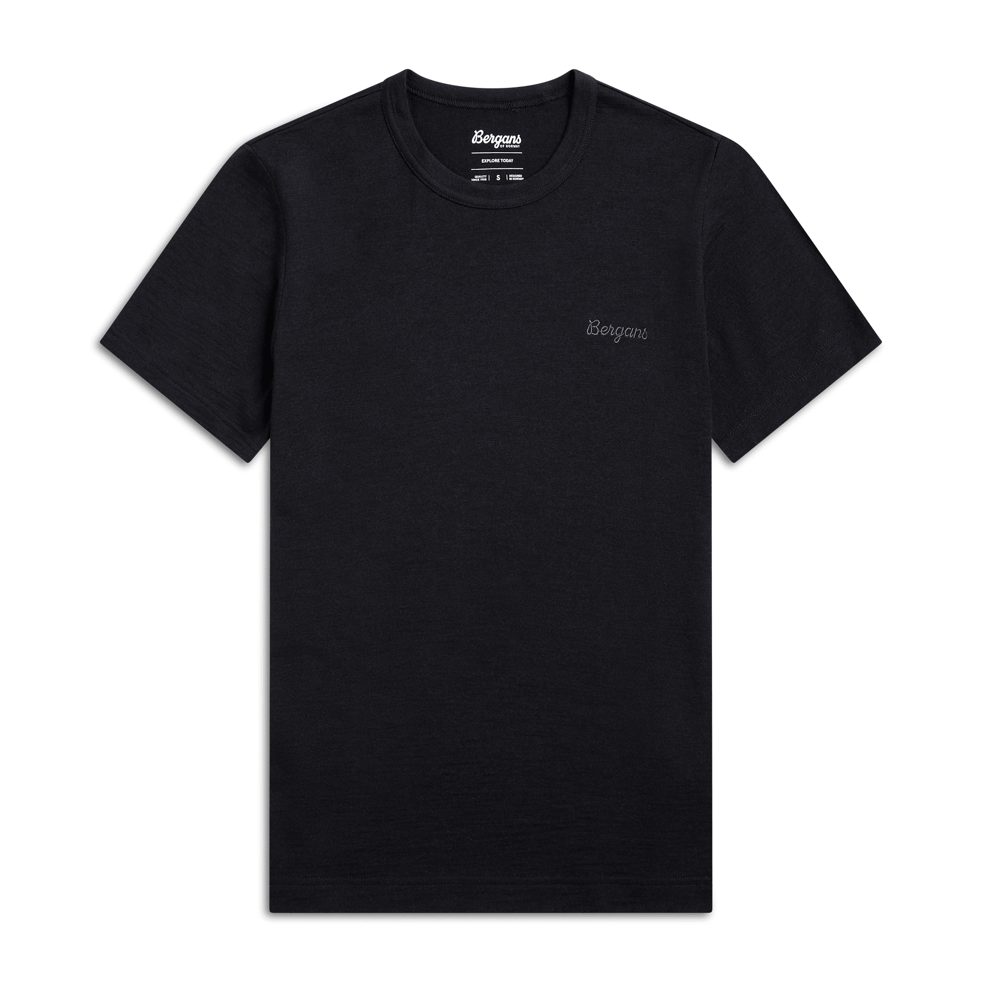 Bergans Logo Merino T-Shirt Damen Navy Blue