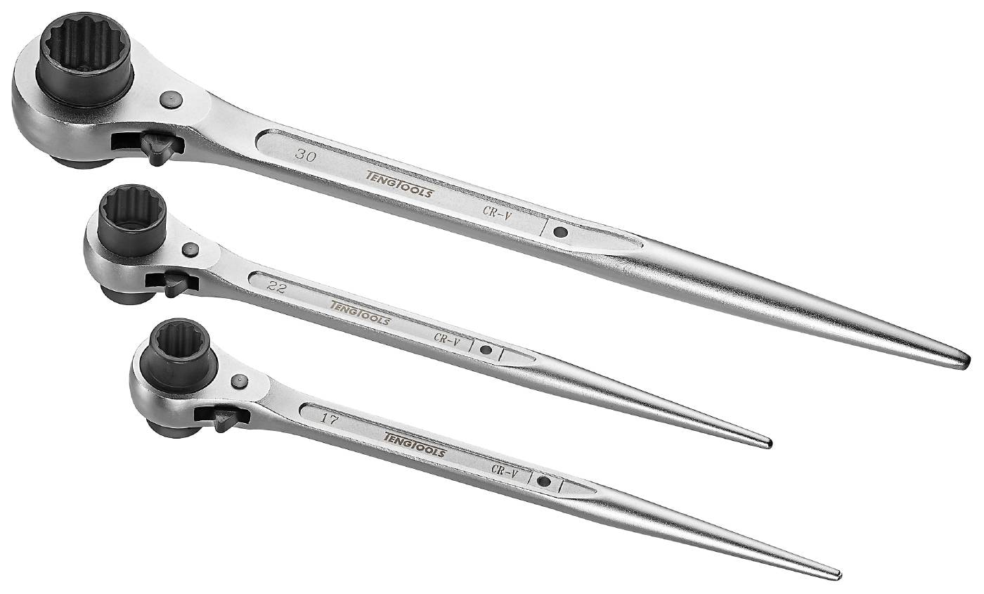 Teng Tools Ringnøgle med skralde PWG1719 / PWG2730