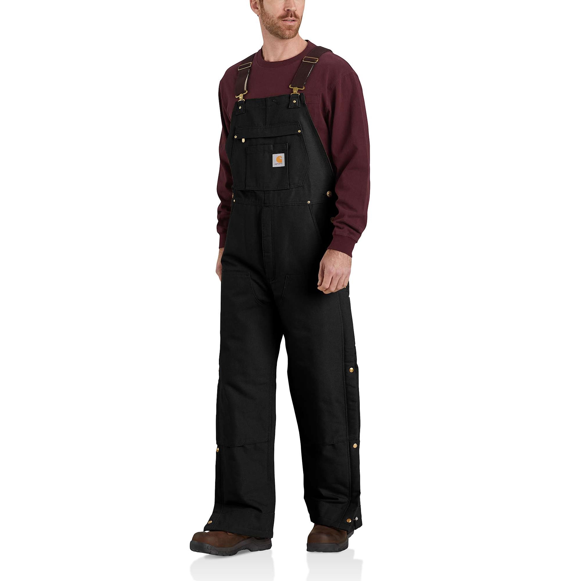Carhartt Insulated Bib Overall Men's Black