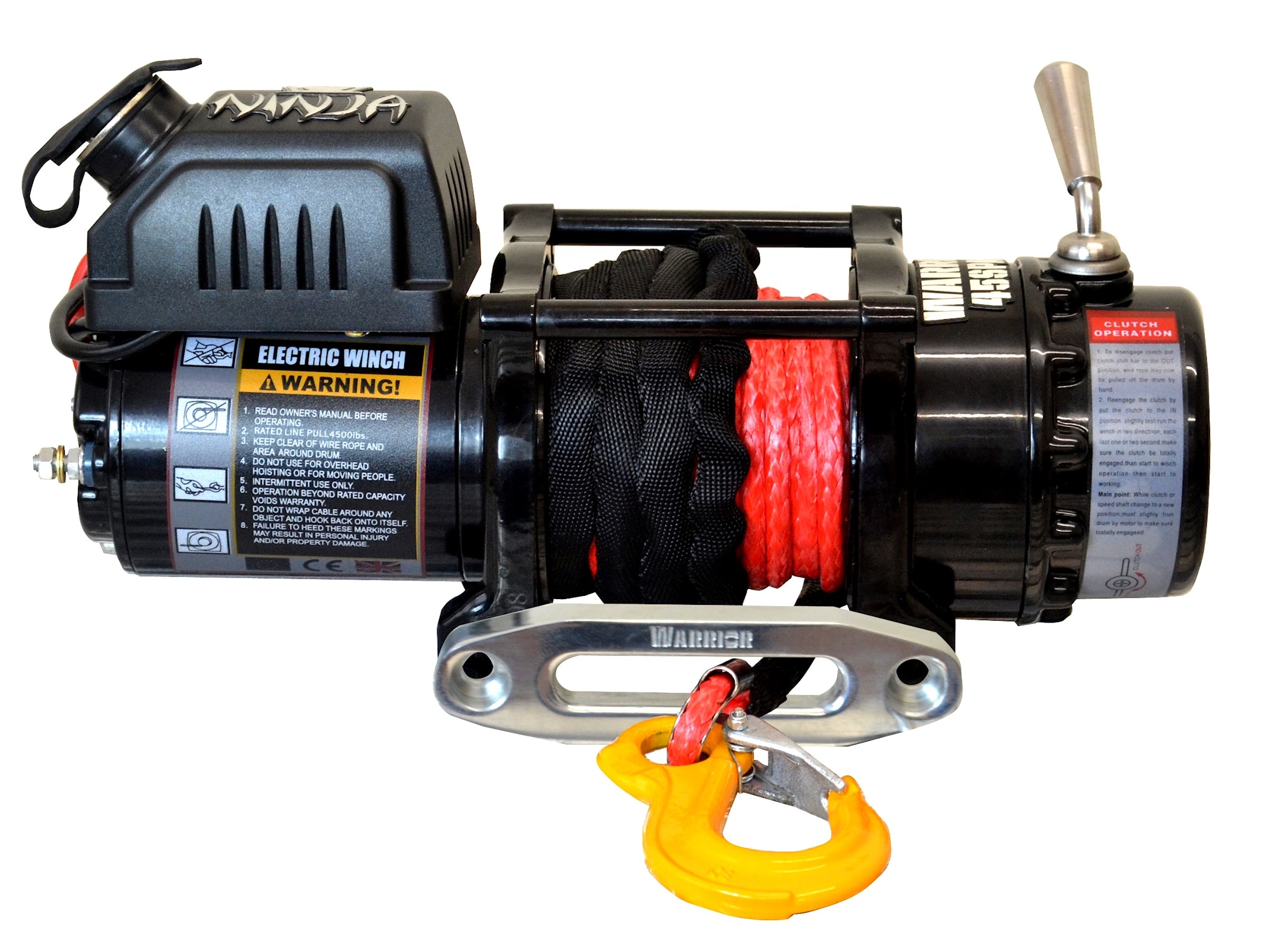 Warrior Winches Trækspil Ninja 4500lb 24V Armortek Syntetisk