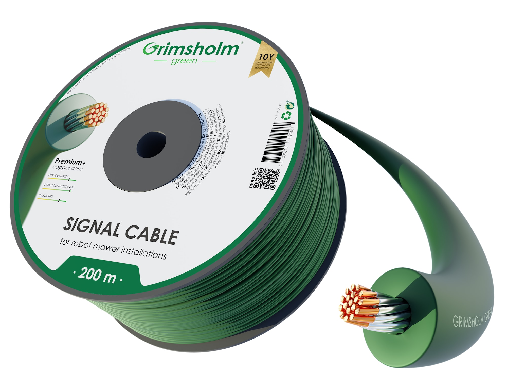 Grimsholm Premium Plus Signalkabel 200m