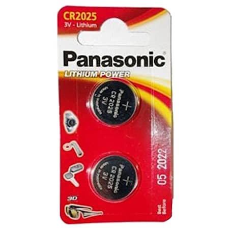 Panasonic CR2025 2-pak