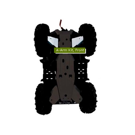 Warn Hasplåt Chassi Polaris