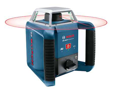 Bosch Pyörivä laser GRL 400 H Professional kantolaukussa, sis. tarvikkeen, vastaanottimen