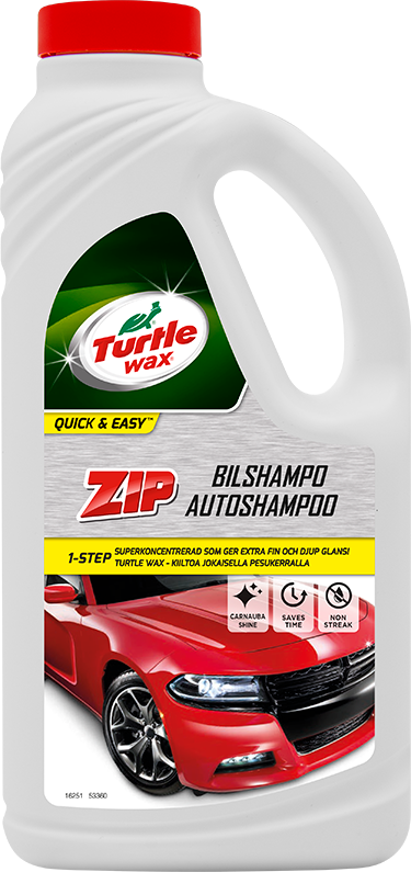 Turtle Wax Bilshampo Zip 1l
