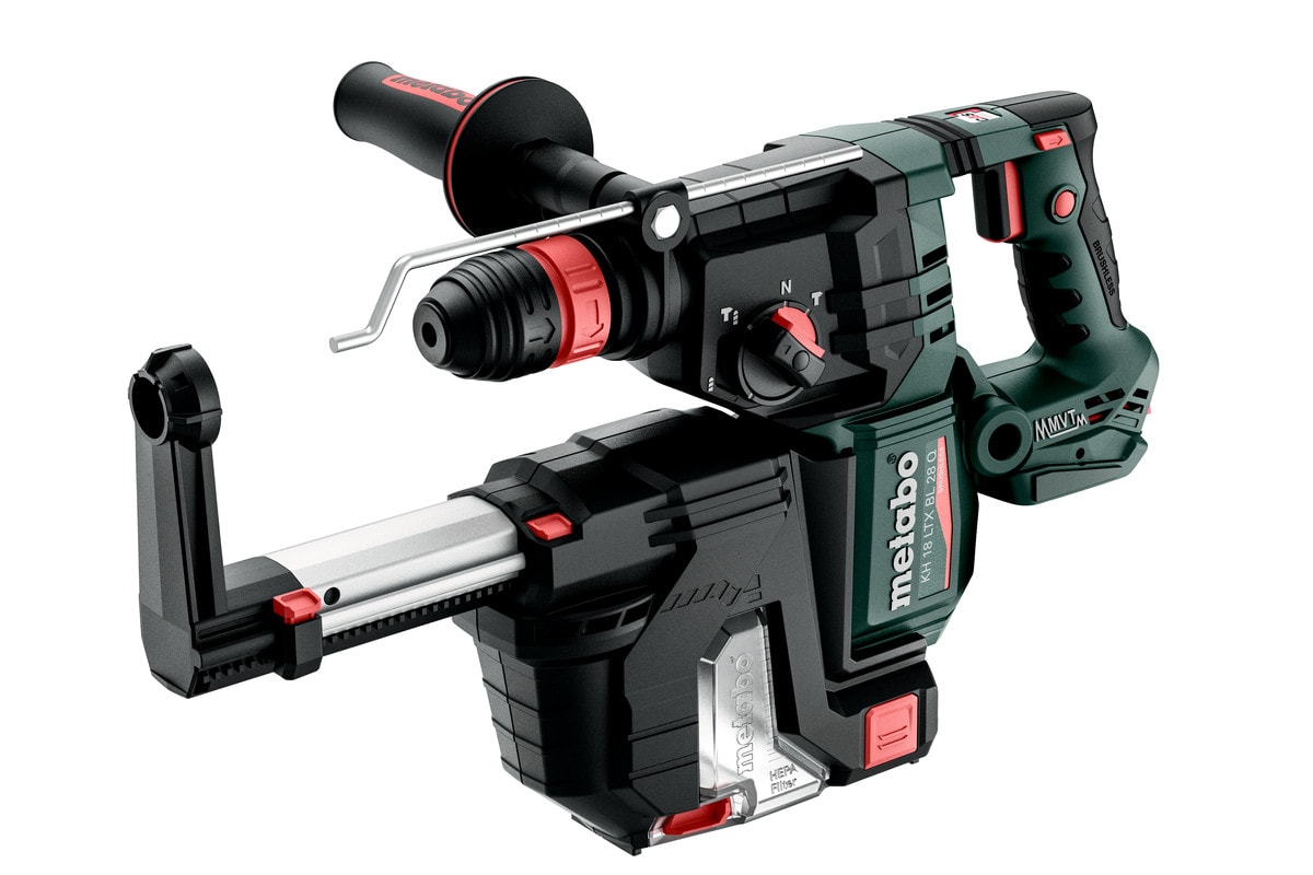 Metabo Borrhammare KH 18 LTX BL 28 Q Set ISA med dammutsug utan batteri & laddare