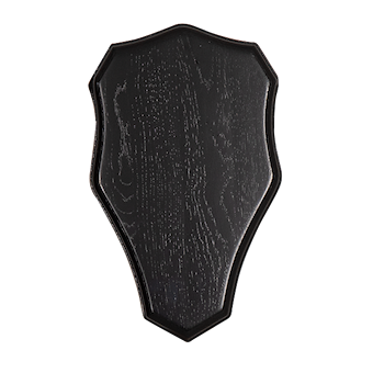 5etta Trophy Shield Deer Dark Oak Finer