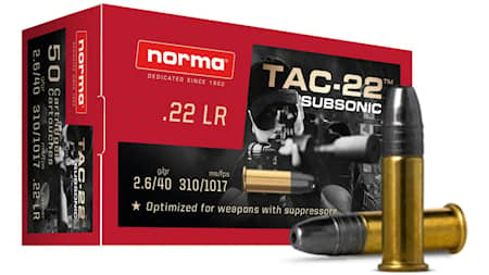 Norma Tac Subsonic 22LR