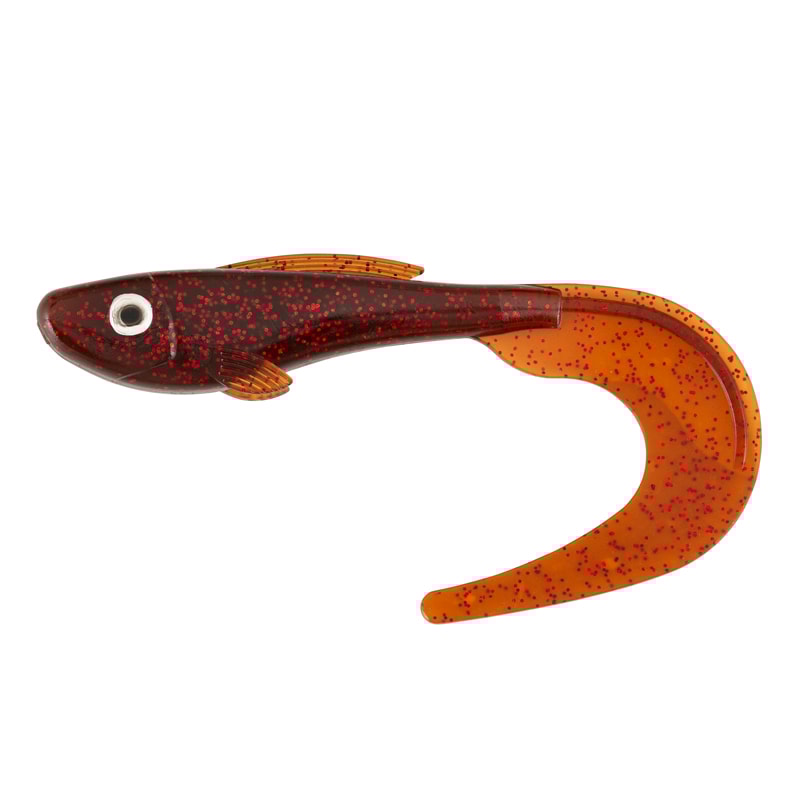 Abu Garcia Beast Curl Tail 21 cm Red Motoroil 2-pack -