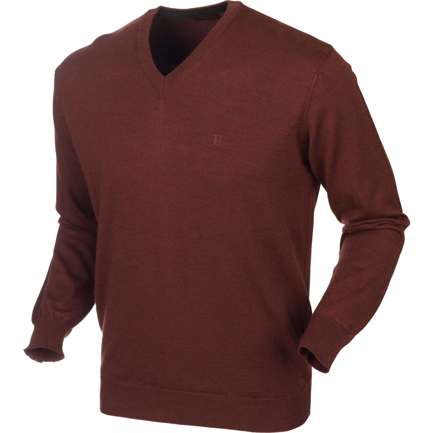 Härkila Glenmore Pullover Tröja Herr Burgundy