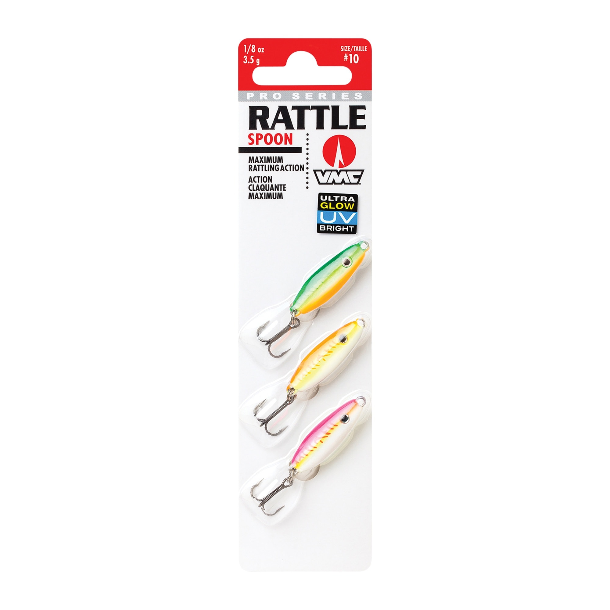 REA/Black Friday VMC Rattle Spoon Kit #12 1,8gr Glow UV 3-pack