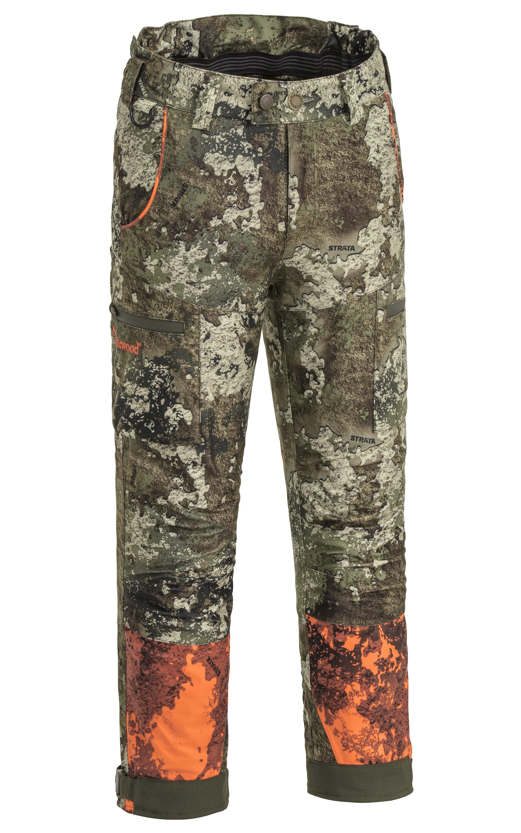 Pinewood Furudal Active 2L Camou Byxor Barn Strata/Strata Blaze