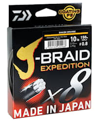 Daiwa J-BRAID Expedition X8E 150m Smash Orange Braid
