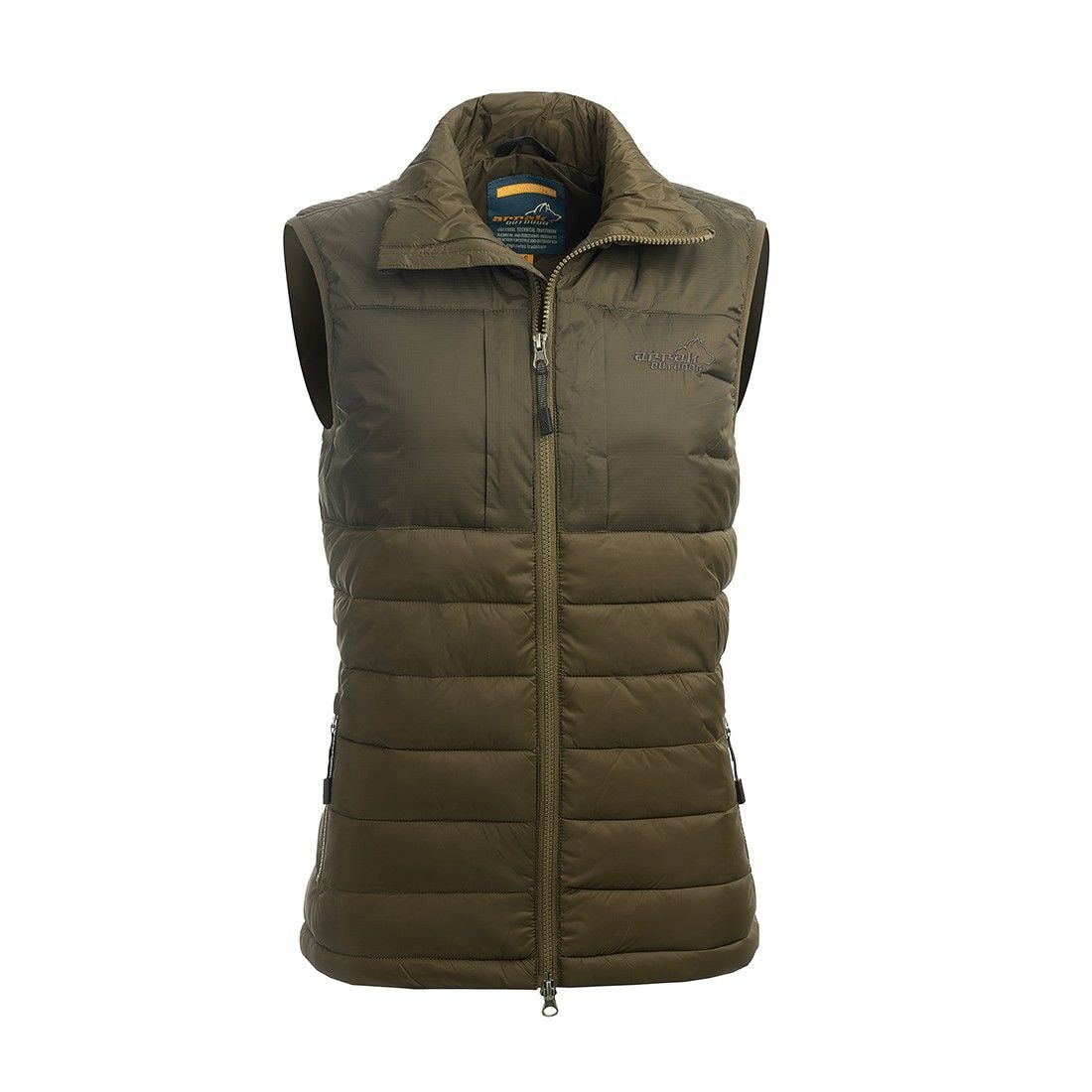 Arrak Outdoor Warmy Vest Dame Olivengrøn