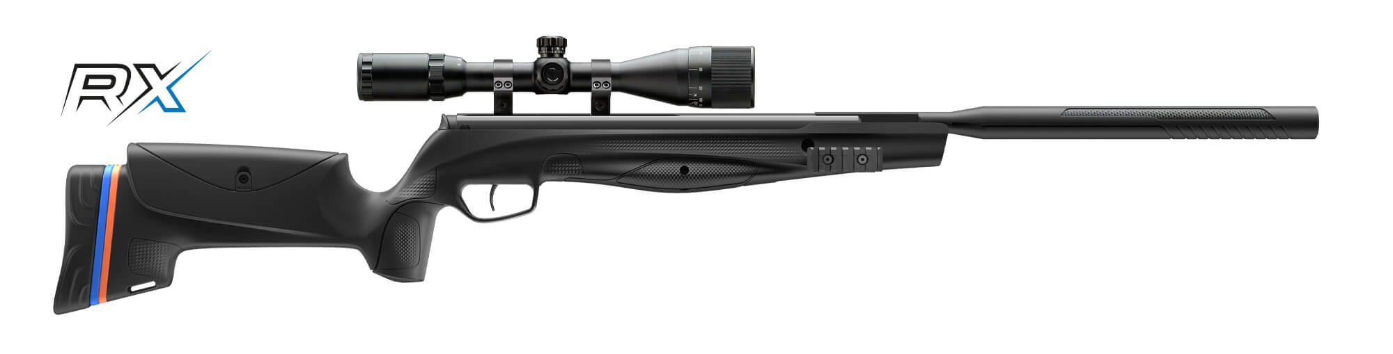 Stoeger RX20TAC Supressor Luftgevär, paket med kikarsikte 3-9X40, fästen och bi-pod