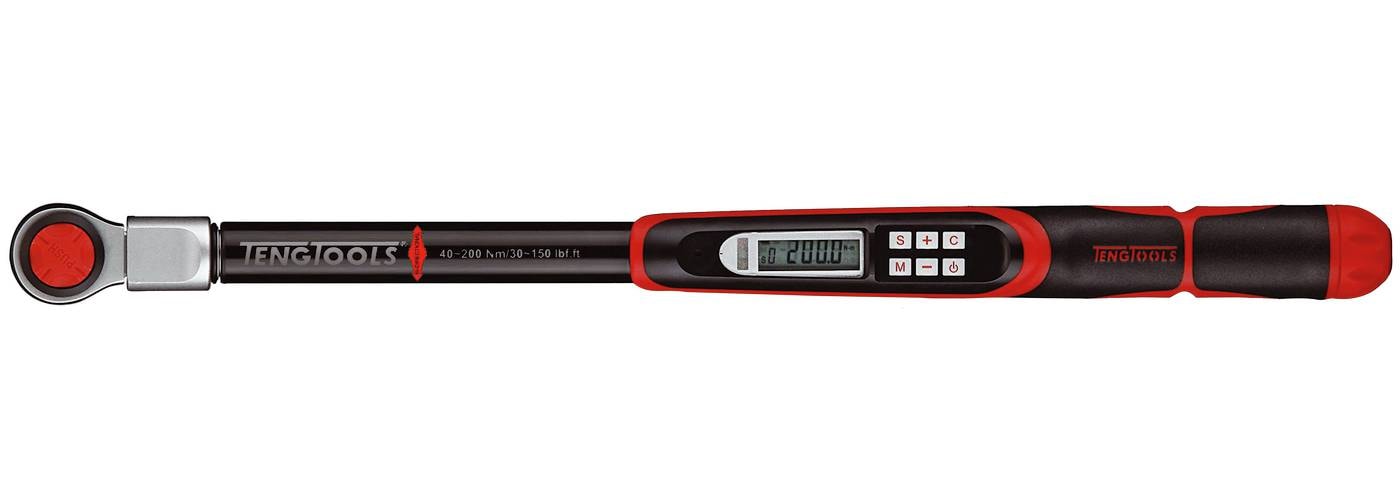 Teng Tools Momentnyckel Digital 1292D200 1 2 20 200Nm visande minne