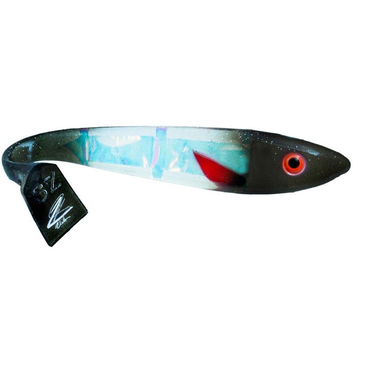 Svartzonker McRubber Shad 23 cm  - 2 pack C99 Smashed Silver by Zlatan -