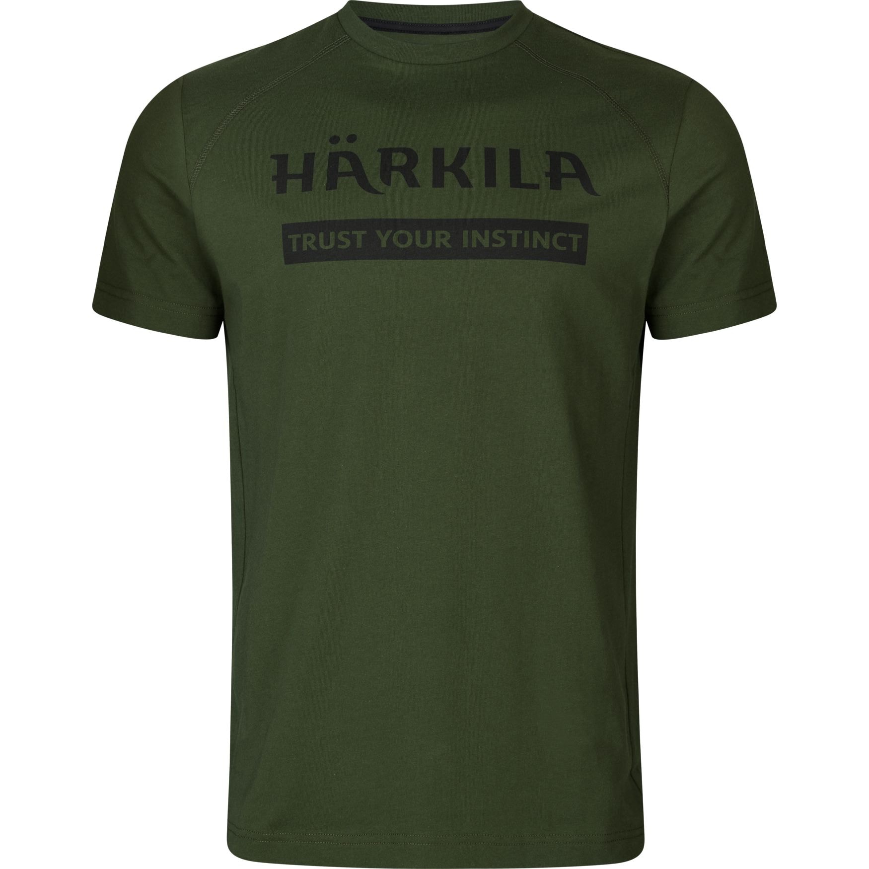 Härkila Härkila logo t-shirt 2-pack Duffel green/Phantom 5XL -