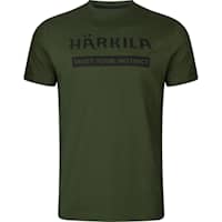Härkila Härkila logo t-shirt 2-pack Duffel green/Phantom