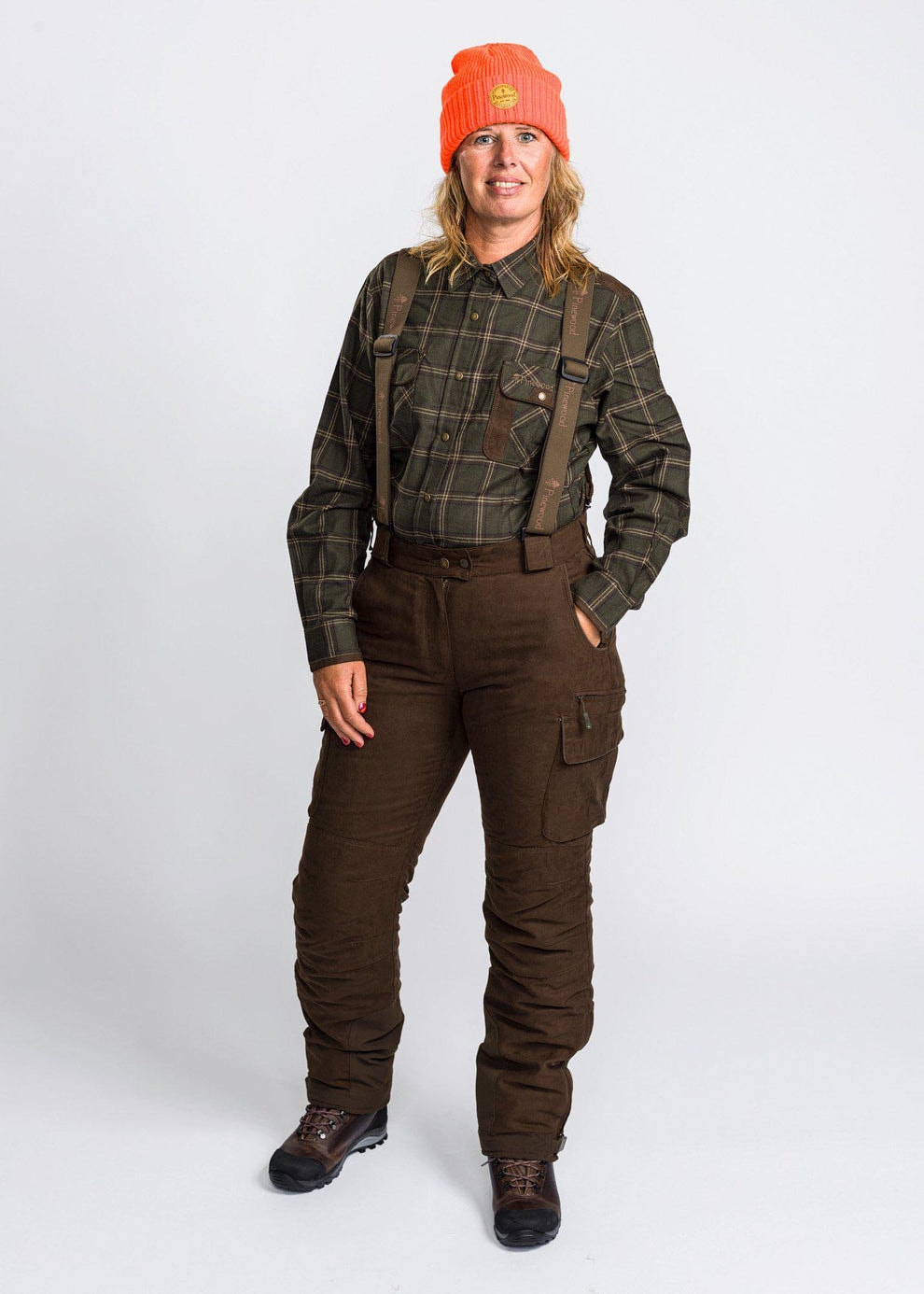 Pinewood Abisko 2.0 byxa Suede Brown Dam