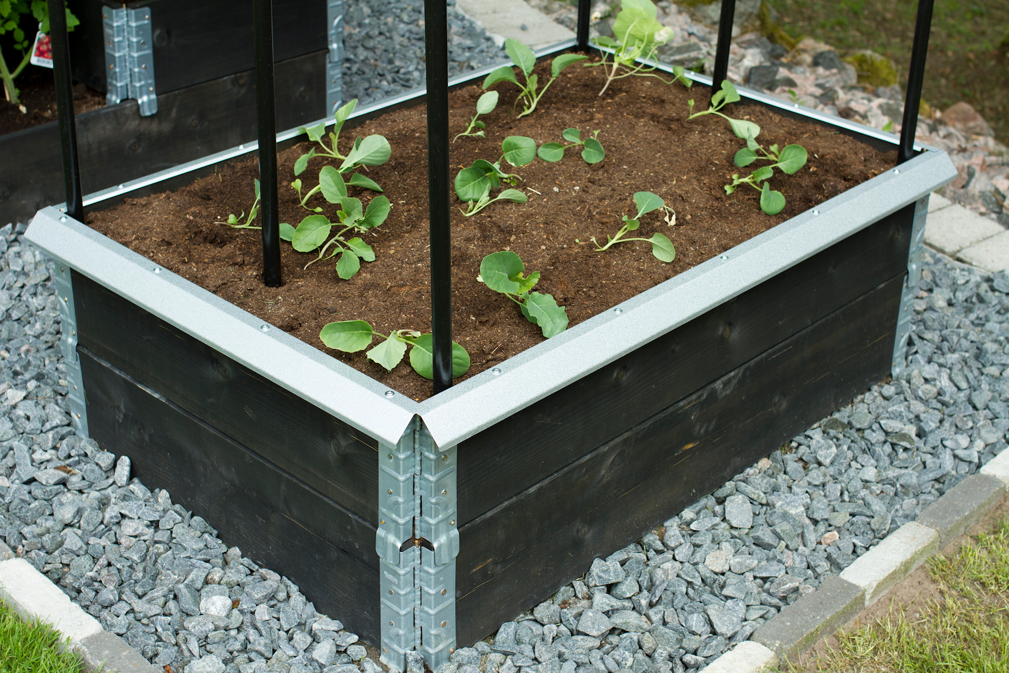 Flexigarden Snigelkant till Odlingslåda i Trä