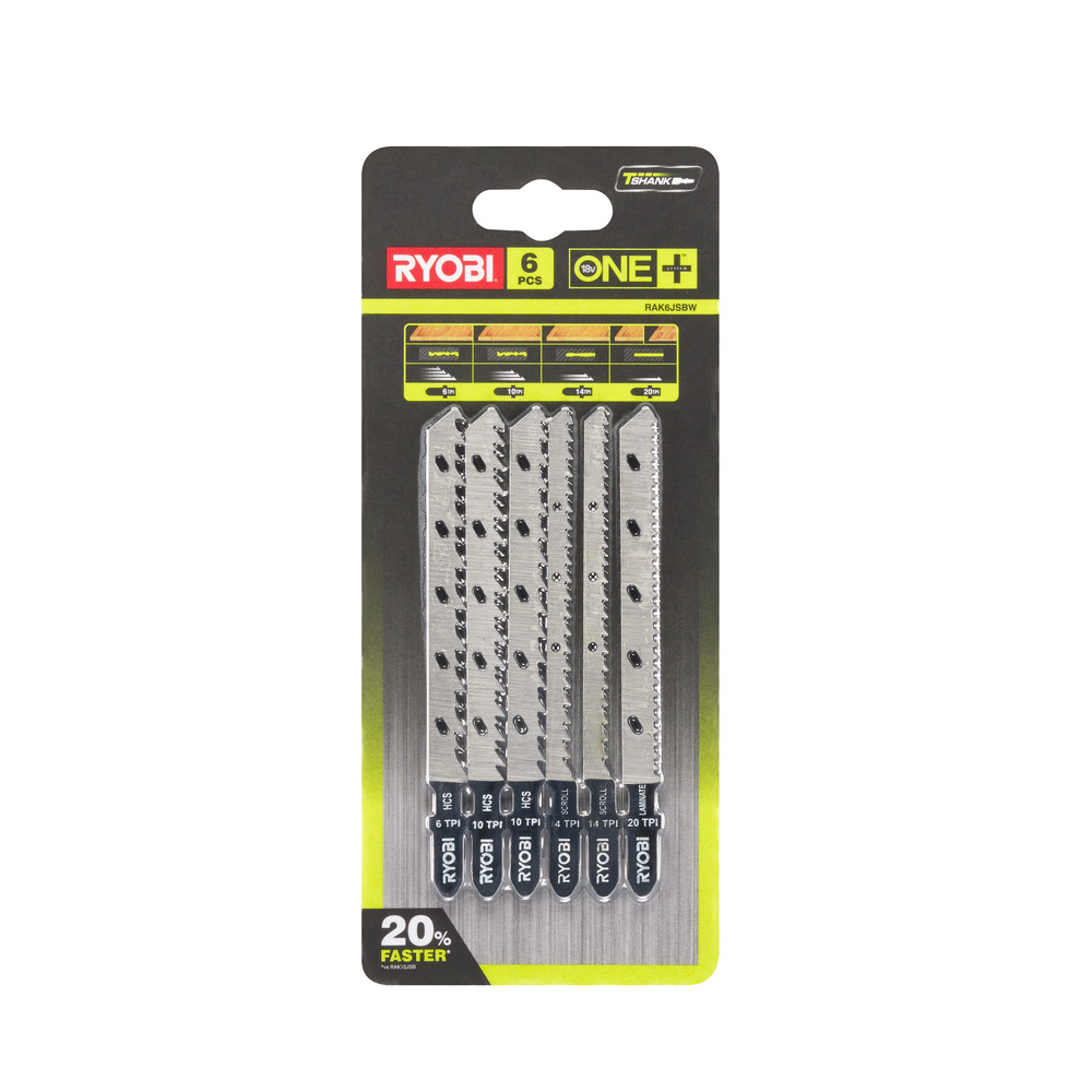 Ryobi Sticksågsblad RAK6JSBW 6-pack