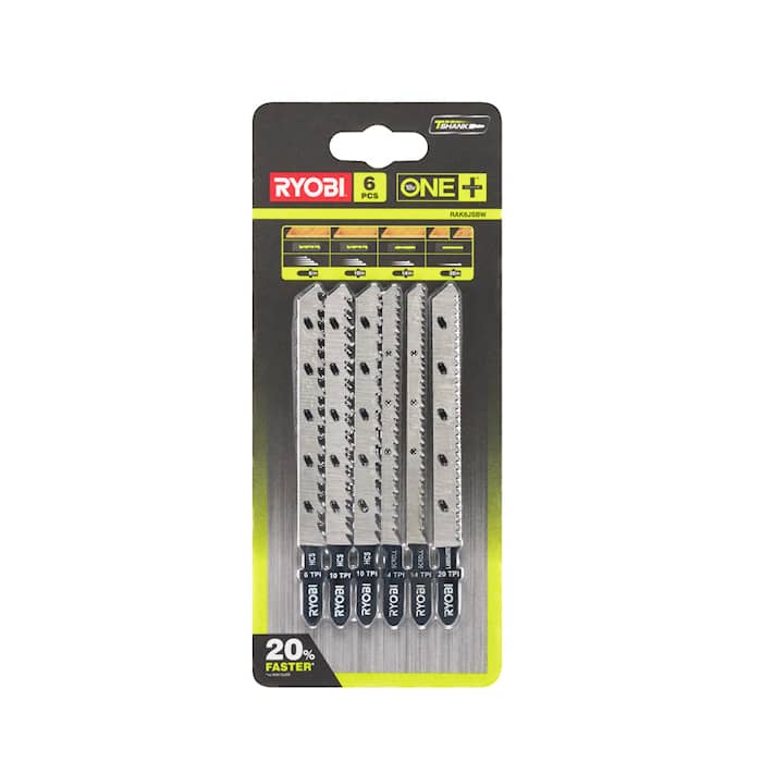 Ryobi Sticksågsblad RAK6JSBW 6-pack