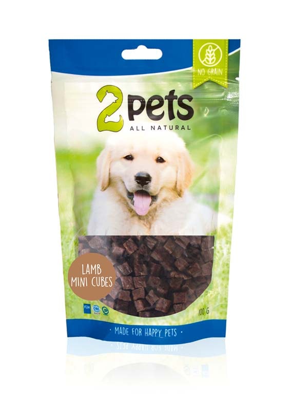 2pets Lamb MiniCubes, 100g