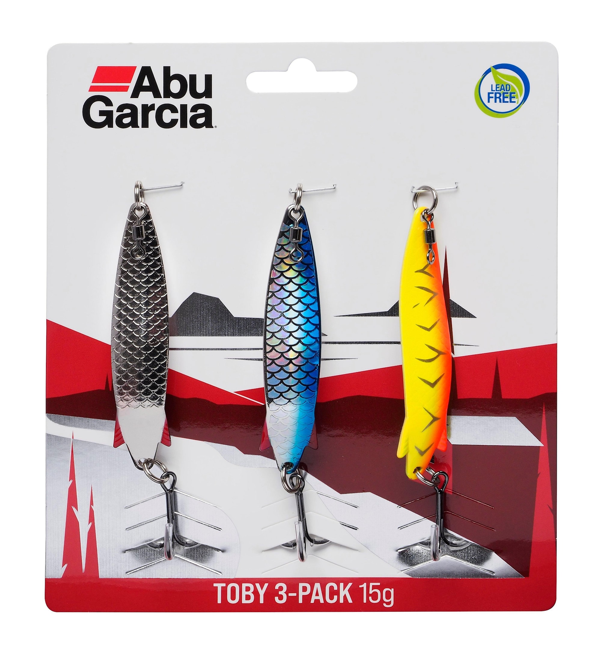 Abu Garcia Toby 3-Pack 10g Lead Free