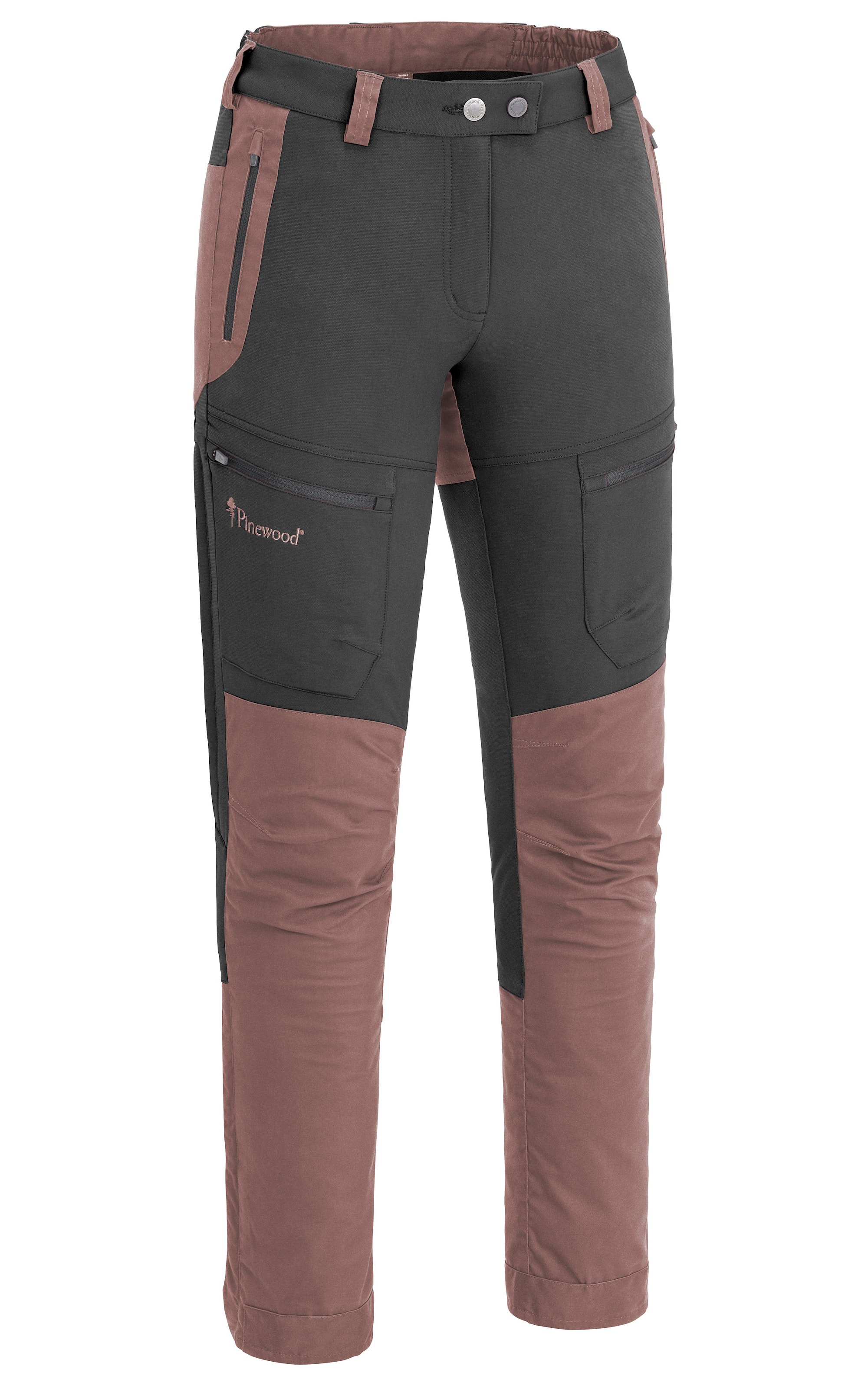 Pinewood Finnveden Hybrid Byxor Dam Marron Rose/Dark Anthracite