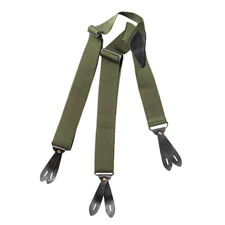 Swedteam Strap Green Suspenders Hunting Green Onesize