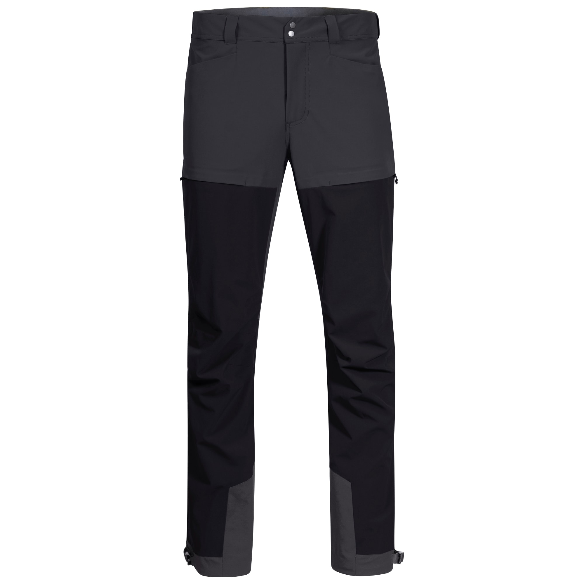 Bergans Bekkely Hybrid Housut Herr Black / Solid Charcoal M -