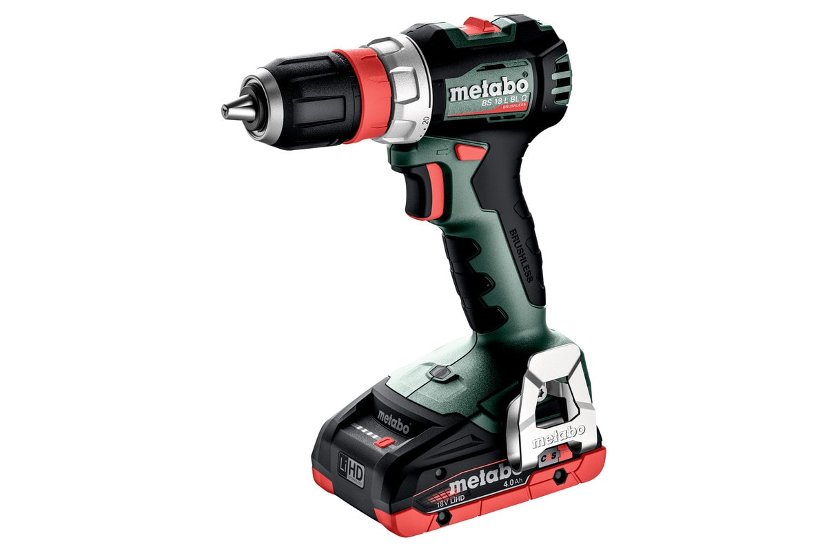 Metabo Skruvdragare BS 18 L BL Q med 2x4Ah batterier & laddare