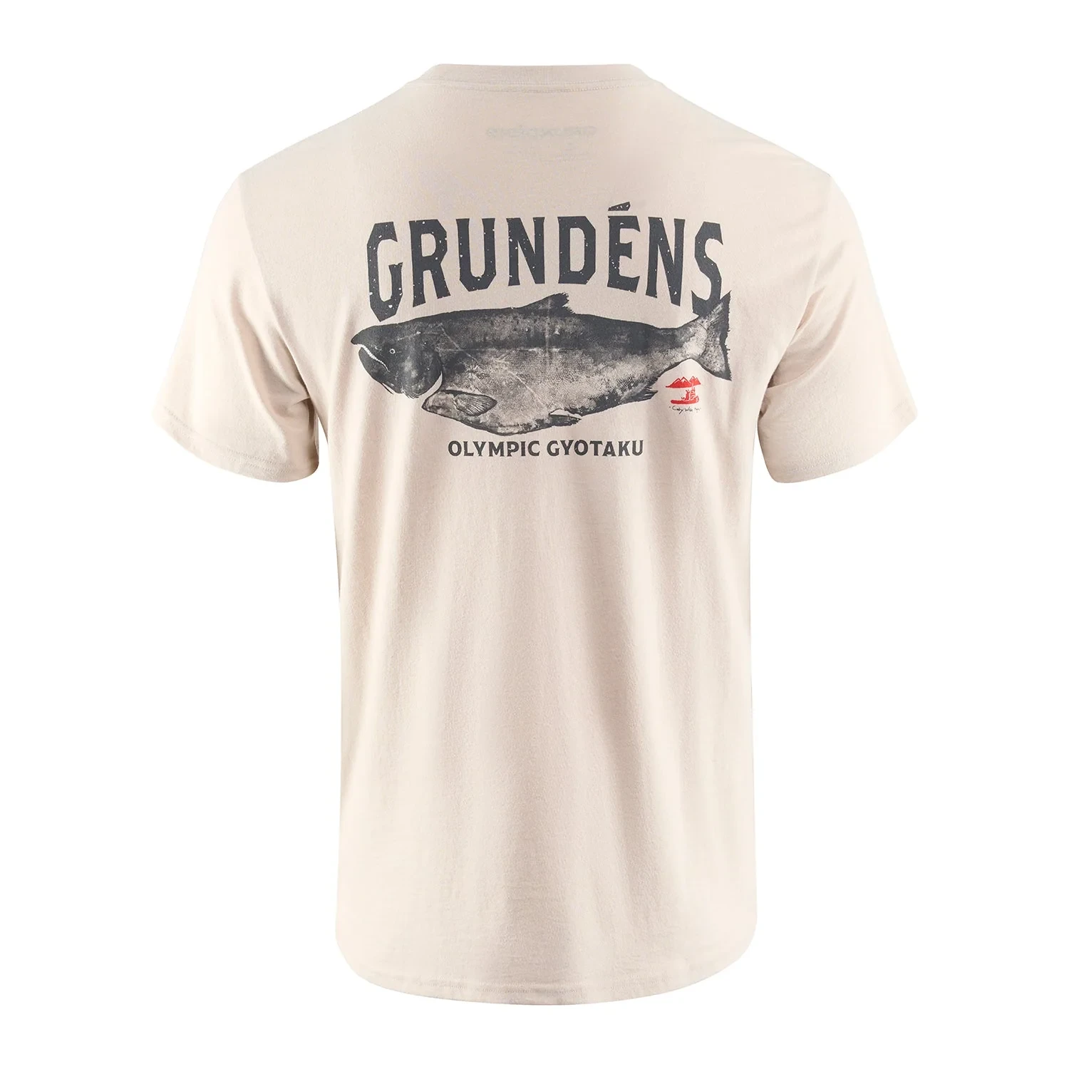 Grundéns Gyotaku T-Shirt Bone Heather Chinook Herr