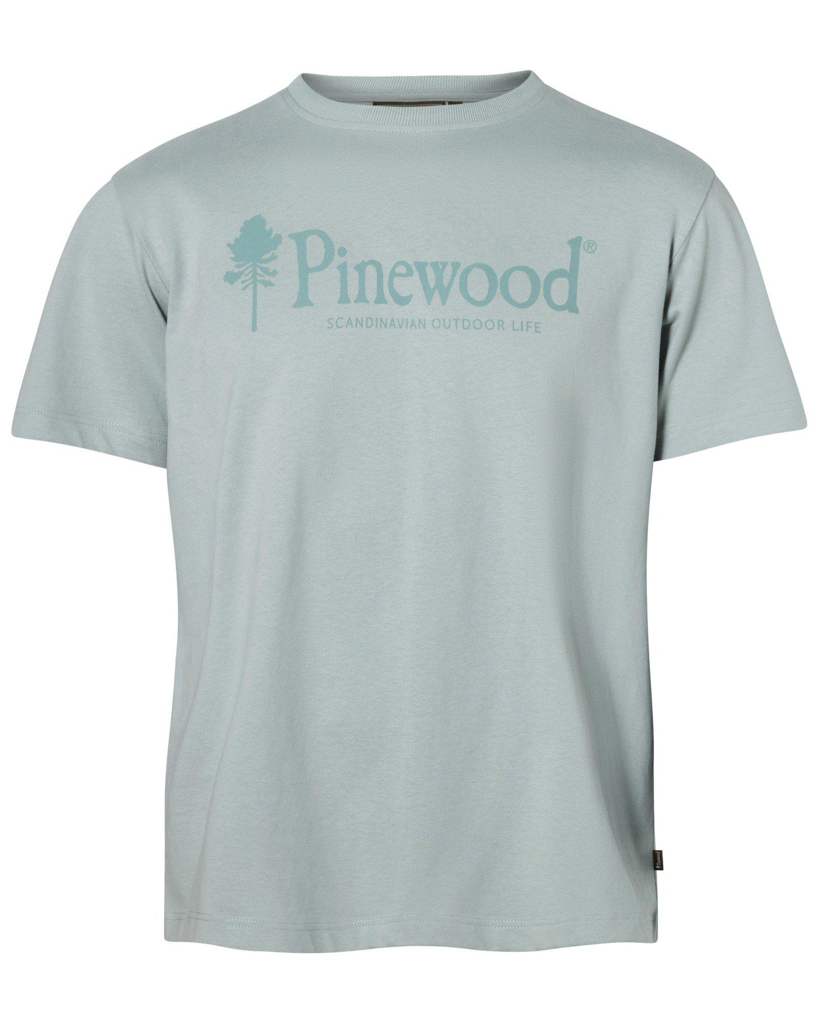 Pinewood Outdoor Life T-shirt Herr Aqua Grey