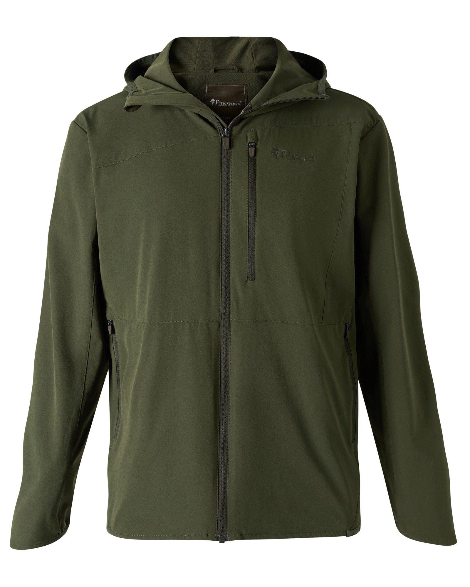 Pinewood Abisko Light Stretchjacka Herr Mossgreen/Mossgreen XL