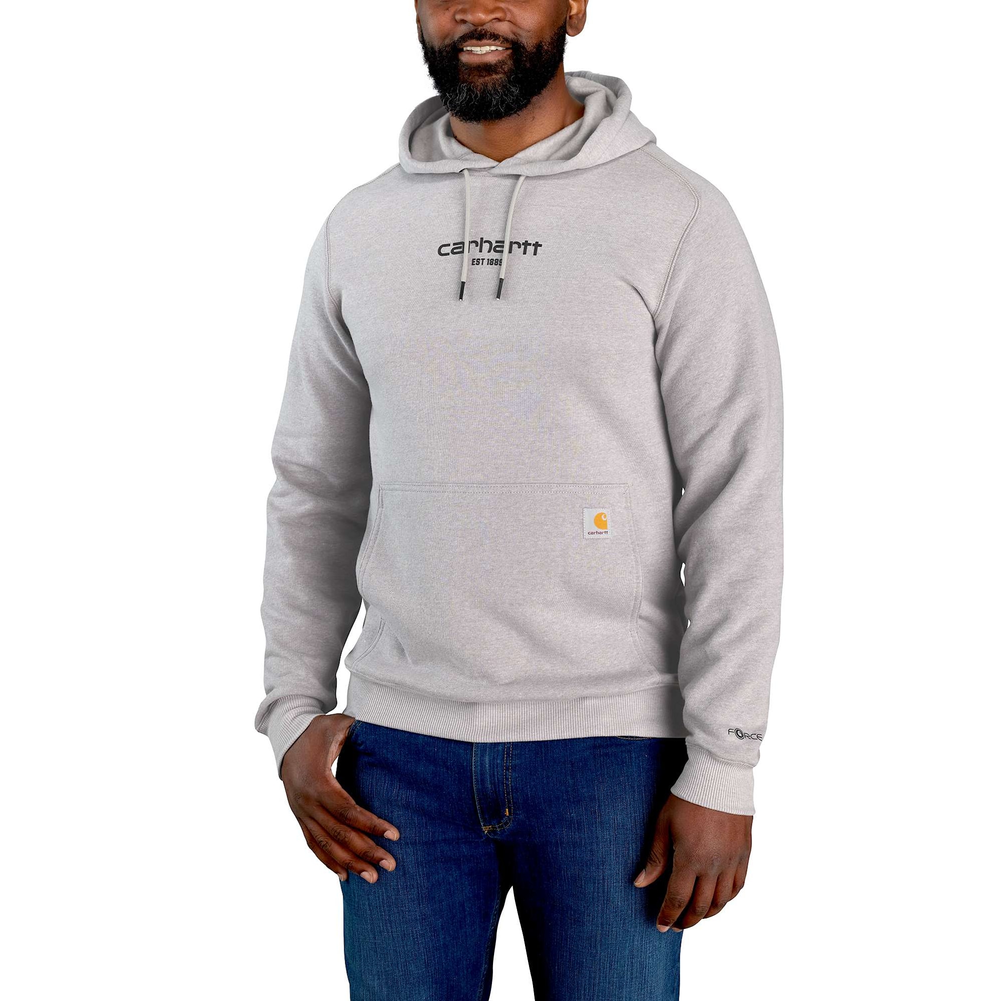 Carhartt Force Graphic Hoodie Herr Asphalt Heather M