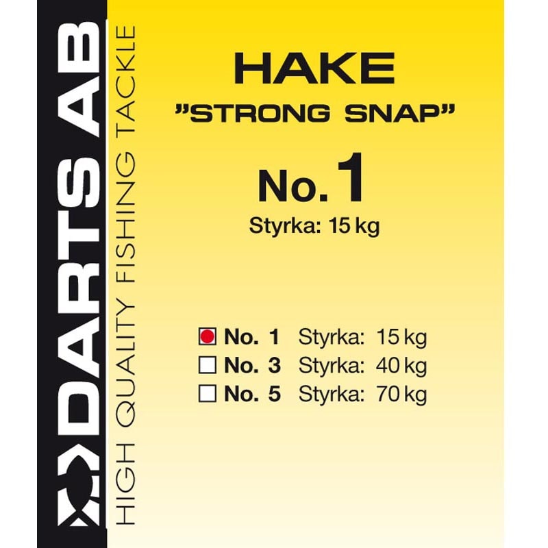 Darts Hake Strong Snap #5 10-pack
