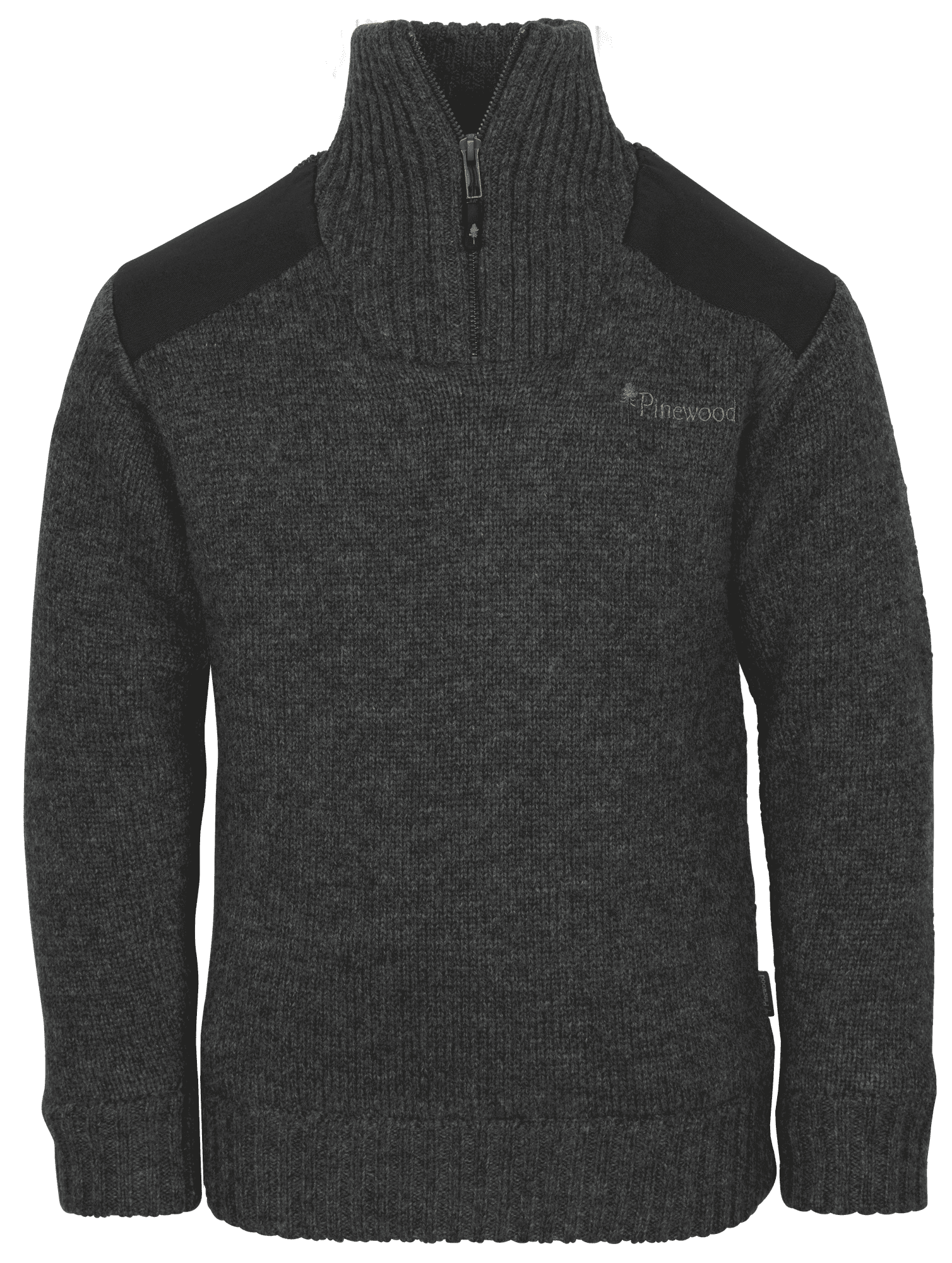 Pinewood Hurricane Tröja Barn Dark Grey Melange 128