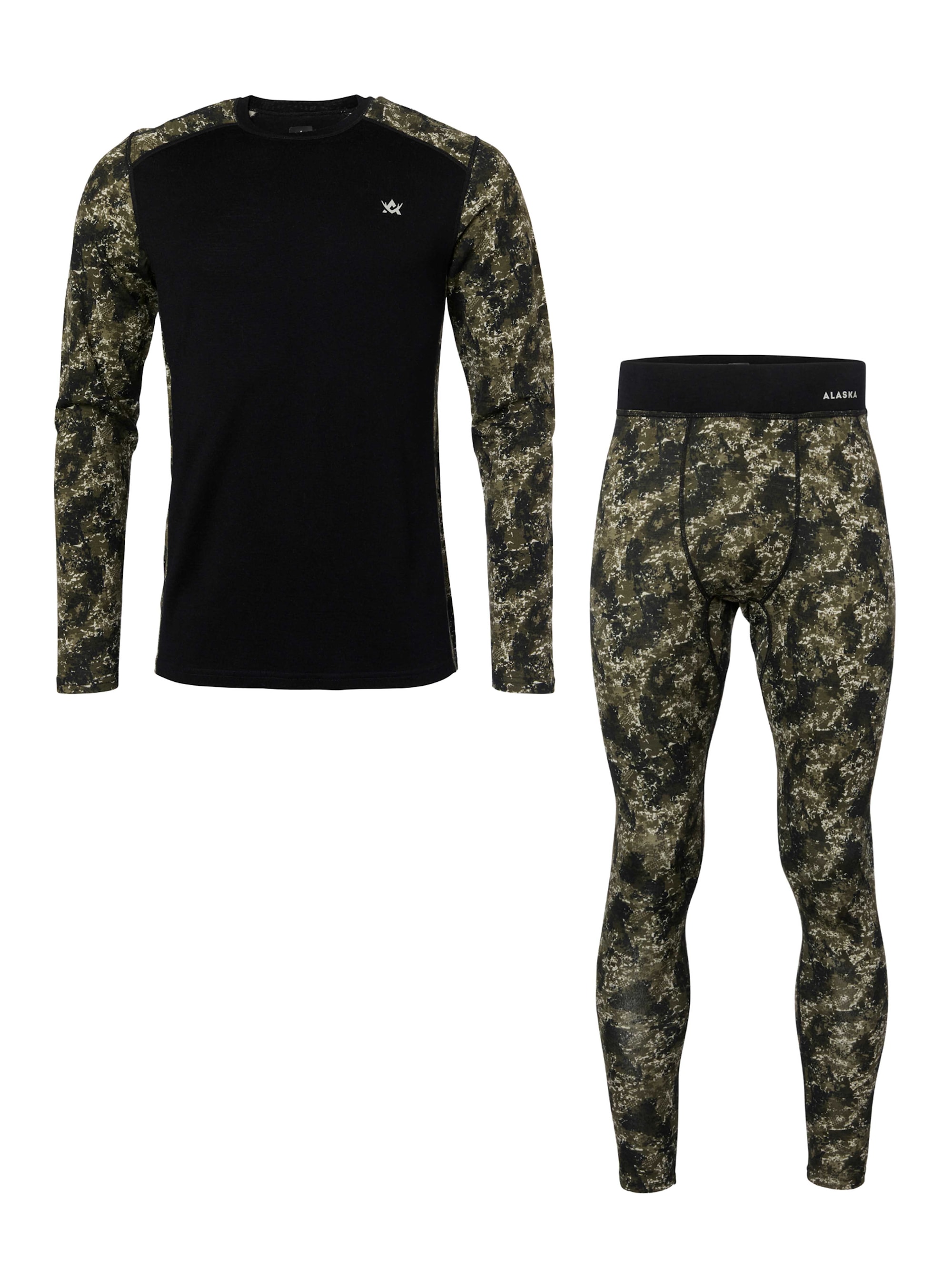 Alaska 1795 Merino Unterwäsche-Set Herren Blindtech Forest